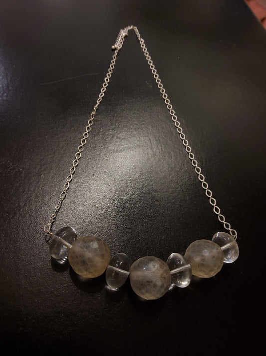 Translucent Beaded Necklace