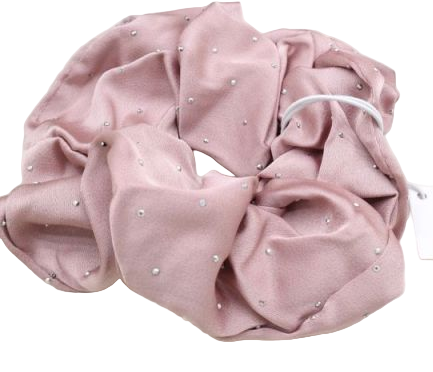 Pink Sparkle Scrunchie