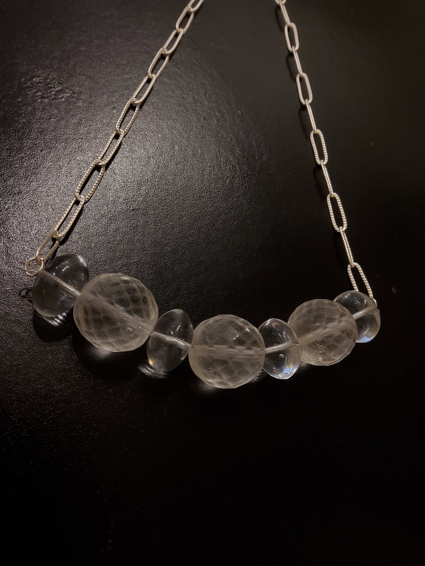 Deluxe Chain Czech Glass Beaded Necklace