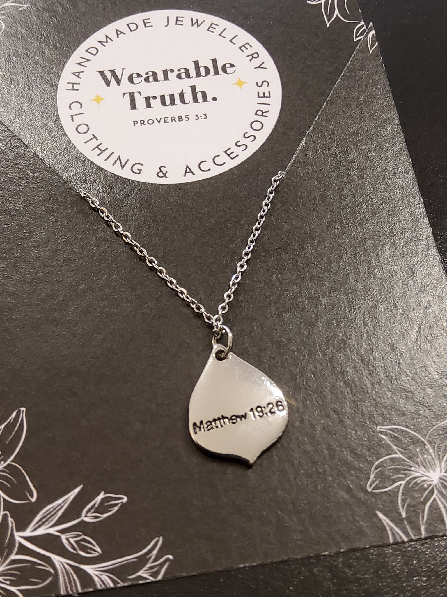 Matthew 19:26 Necklace