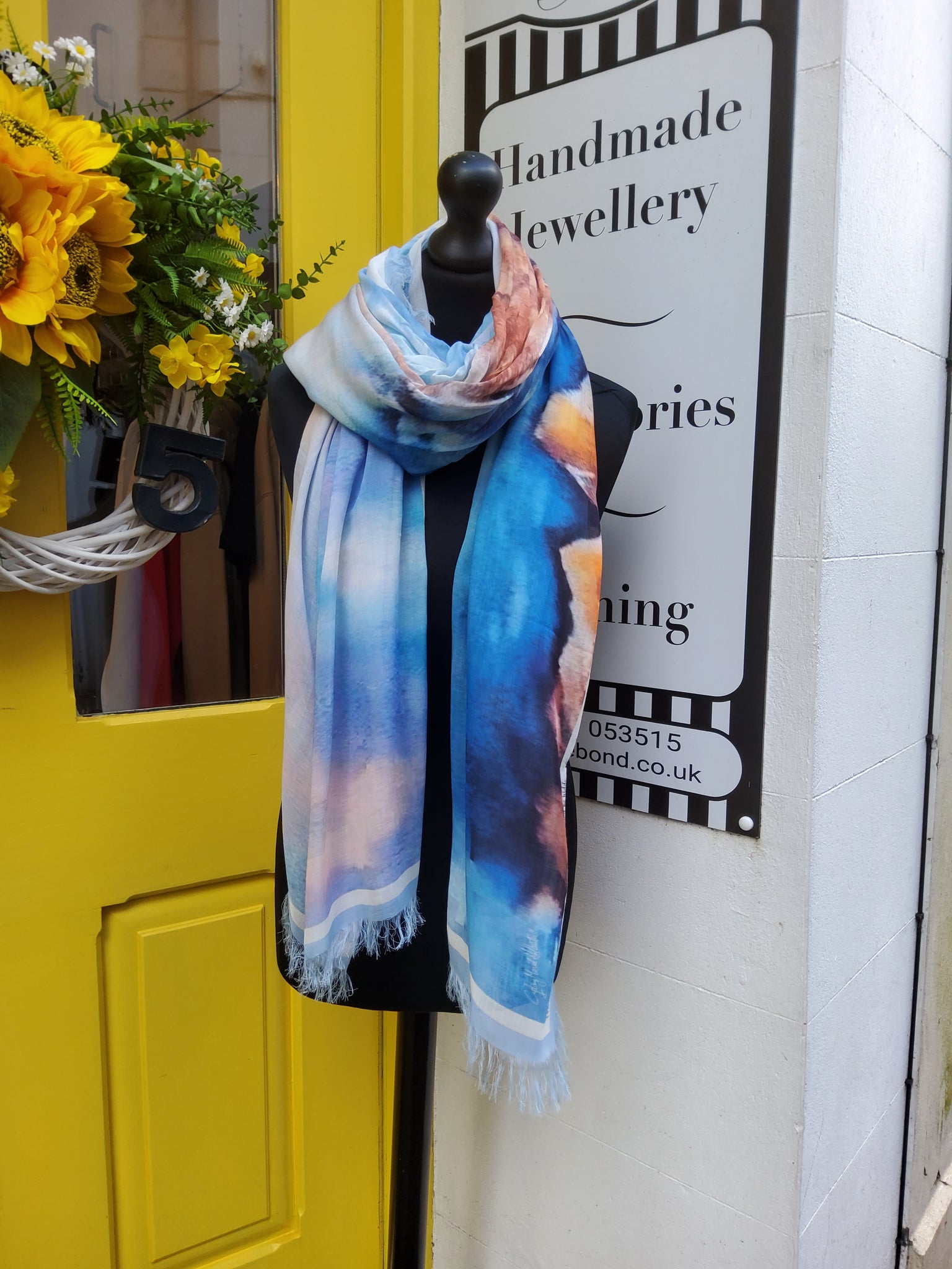 Love’s Pure Light “Be the Light and Shine” silk blend scarf