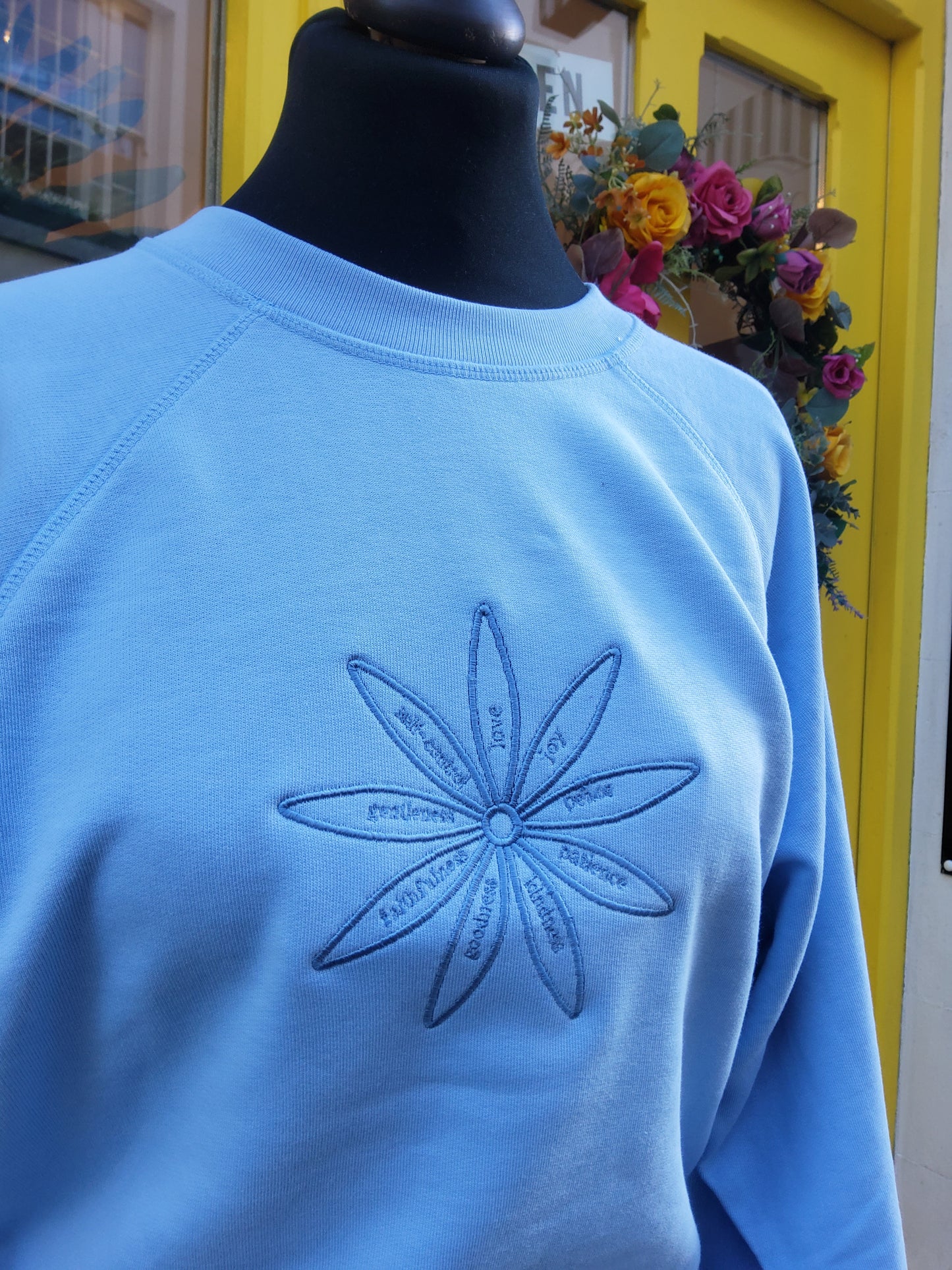 Light Blue Fruits of the Spirit Sweatshirt