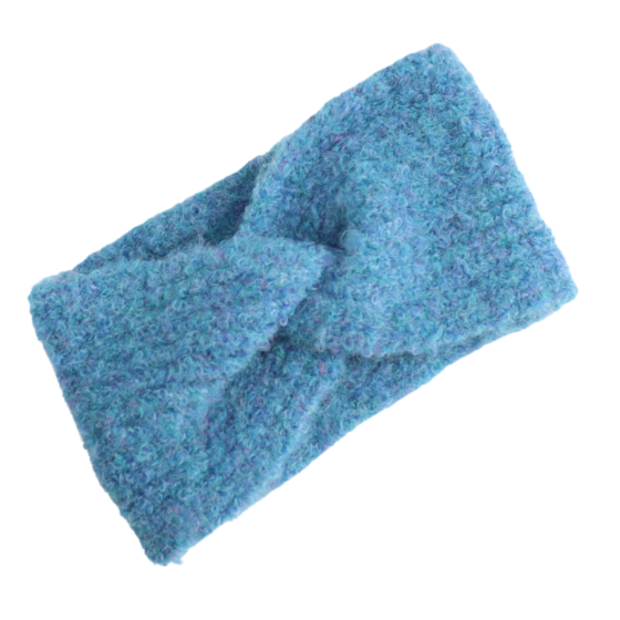 Vibrant Blue Woolly Headband