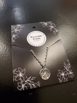 Mustard Seed (Matt. 17:10) Silver Necklace