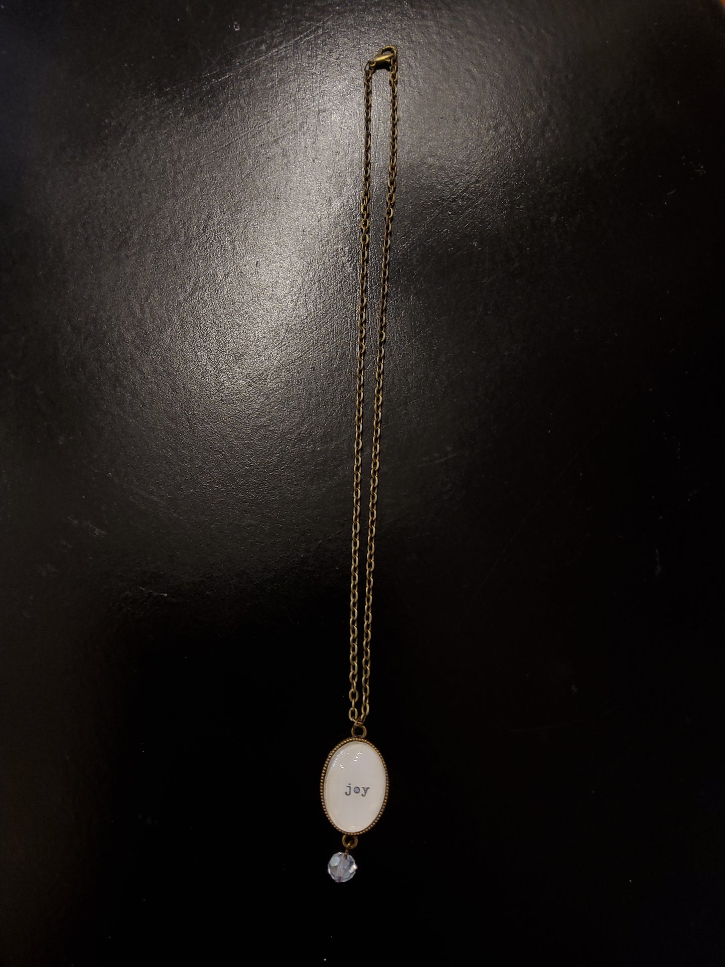 'Joy' Bronze Necklace