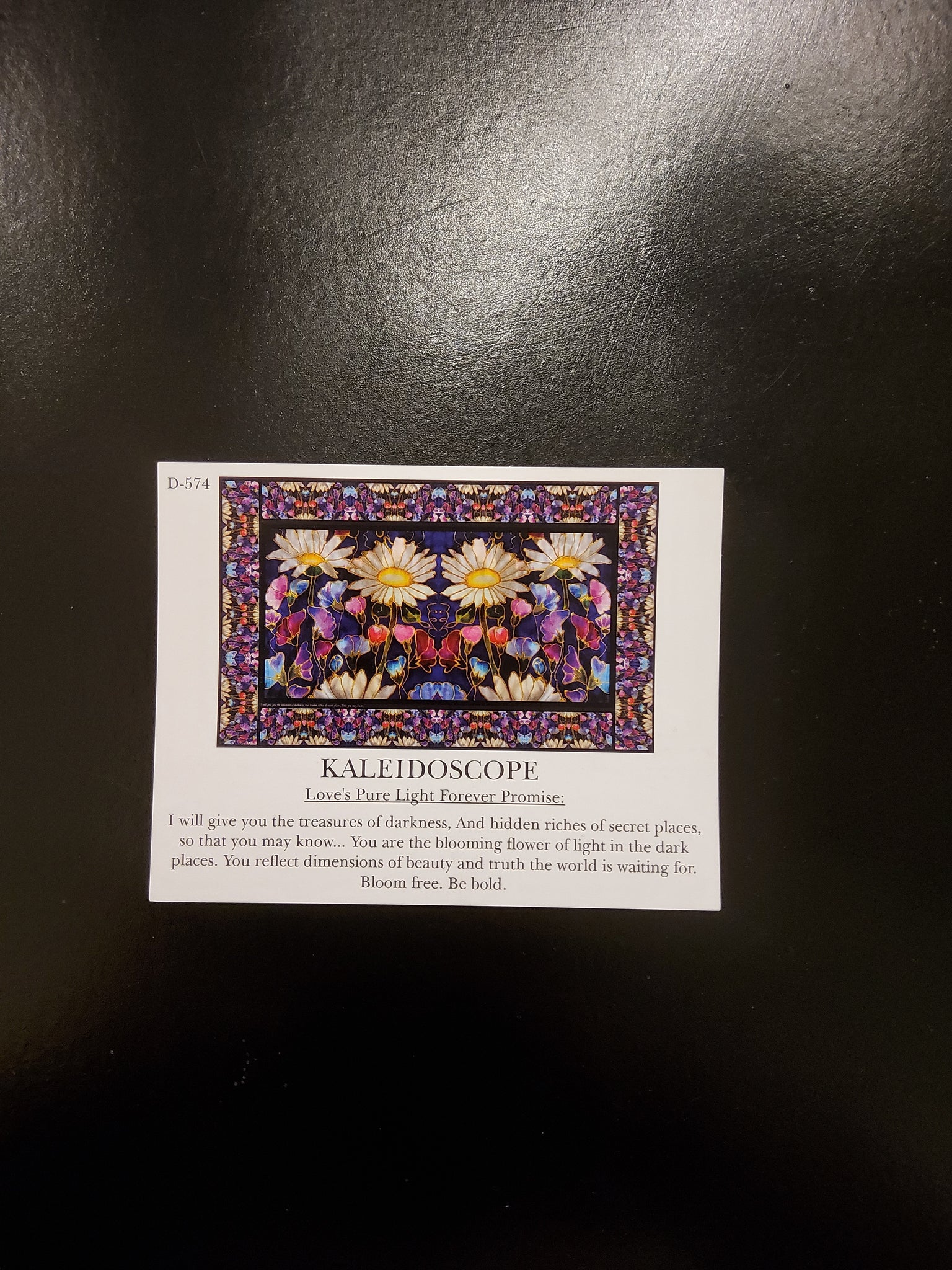 Love’s Pure Light “Kaleidoscope” silk blend scarf