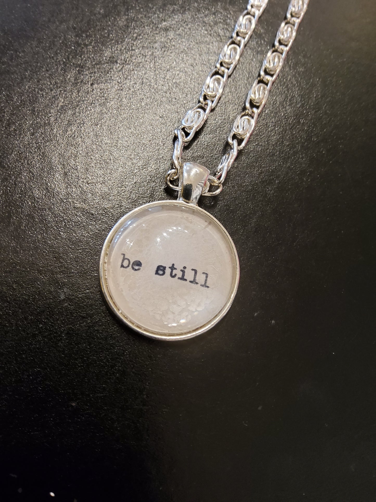 'Be Still' Looped Chain Necklace