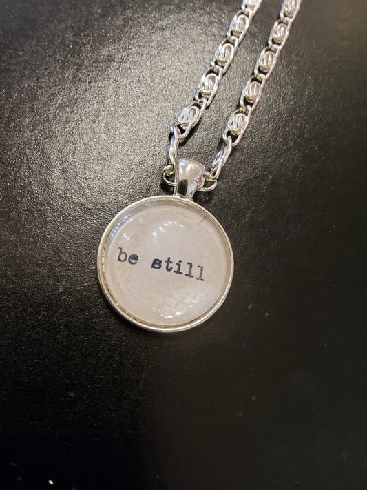 'Be Still' Looped Chain Necklace