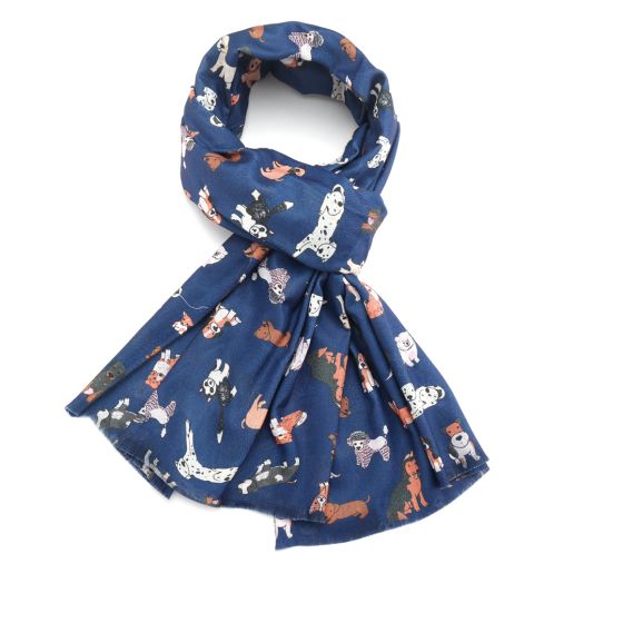 Navy Dogs Scarf