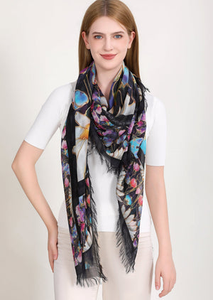 Love’s Pure Light “Kaleidoscope” silk blend scarf