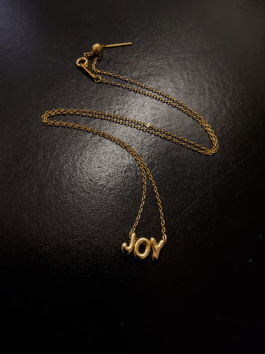 'Joy' Gold Necklace