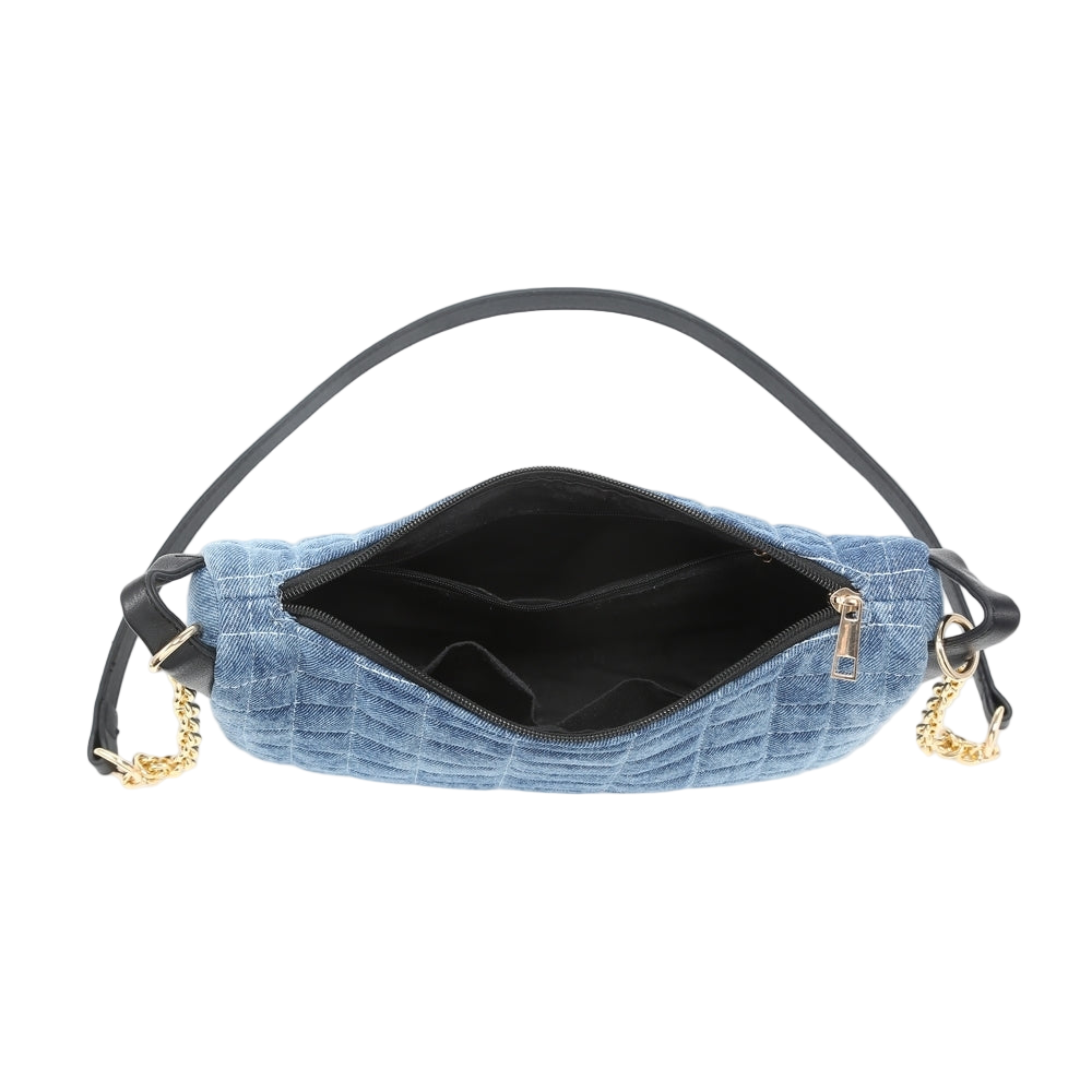 Denim Gold Chain Crossbody Bag