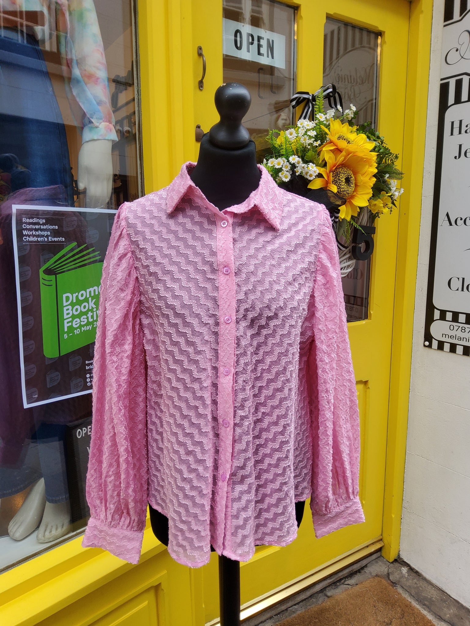 Soft Pink Zig Zag Shirt