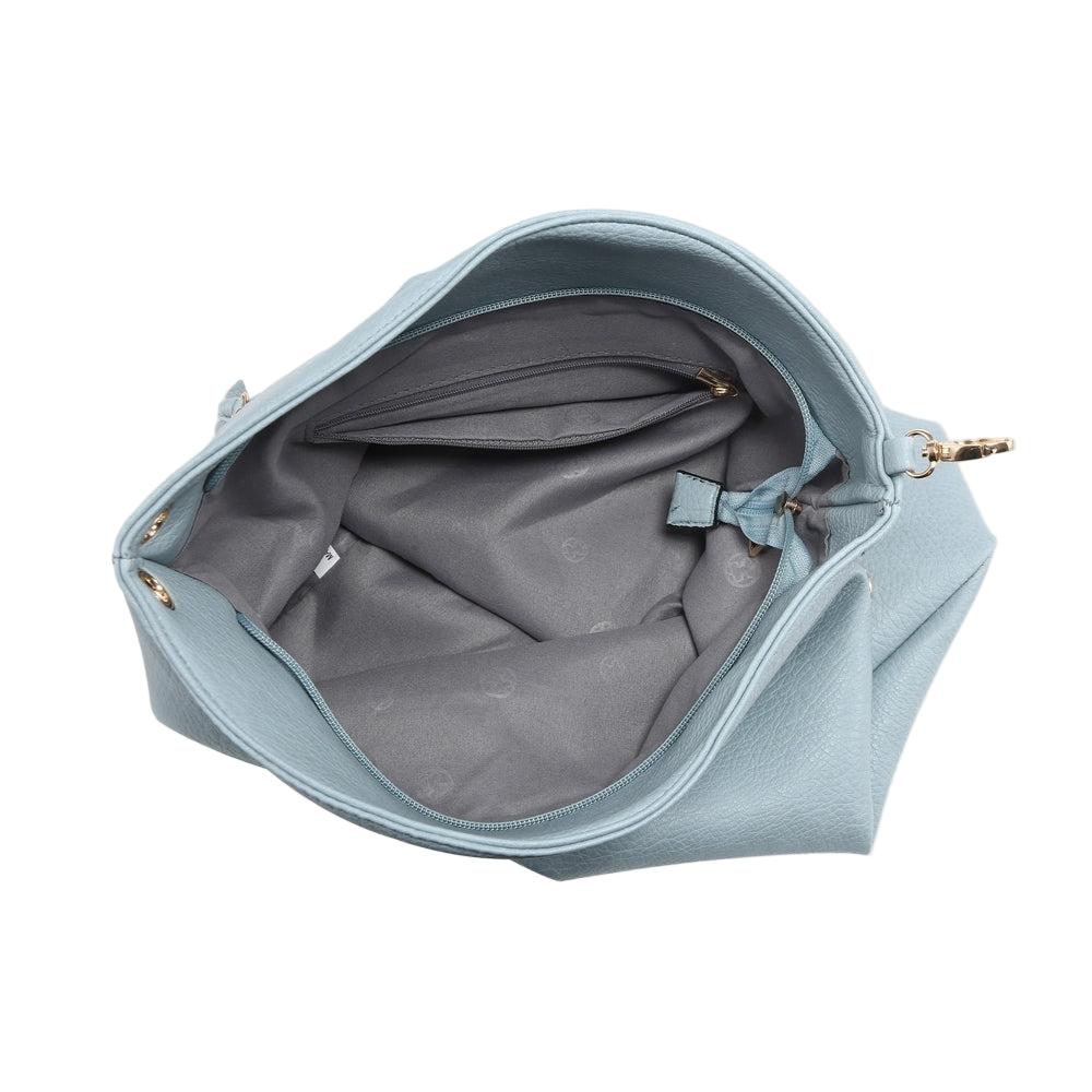 Tan Large Zip Flap Shoulder Bag