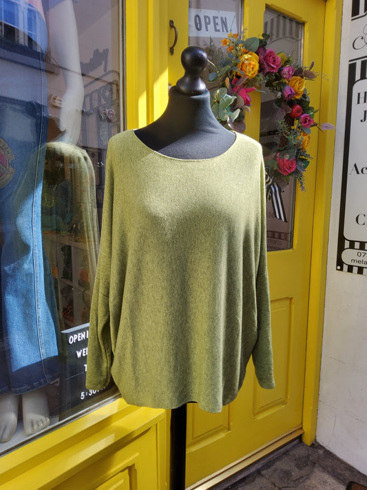 Green Lightweight Jumper