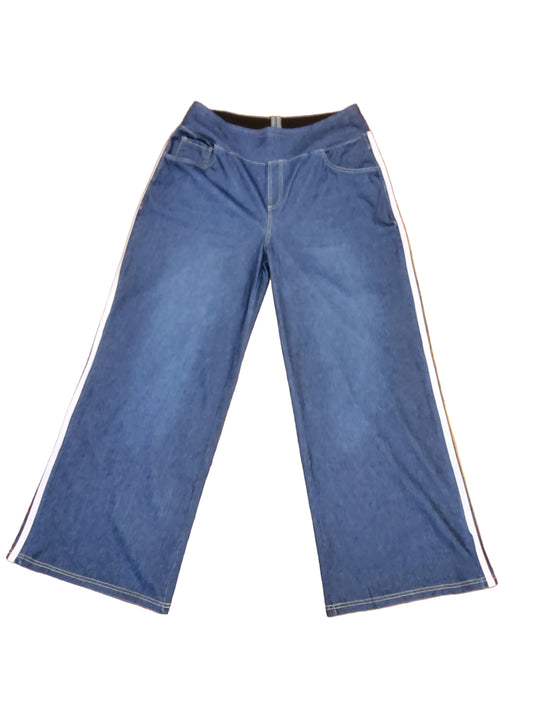 Side Stripe Deep Waistband Jeans