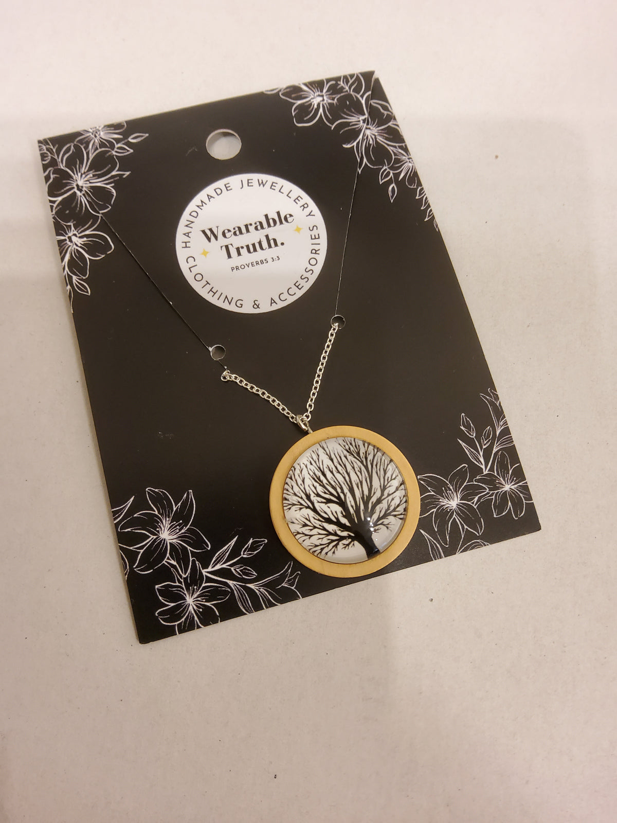Psalm 1 Tree Necklace