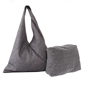 Sparkly trapezium hobo bag by Red Cuckoo
