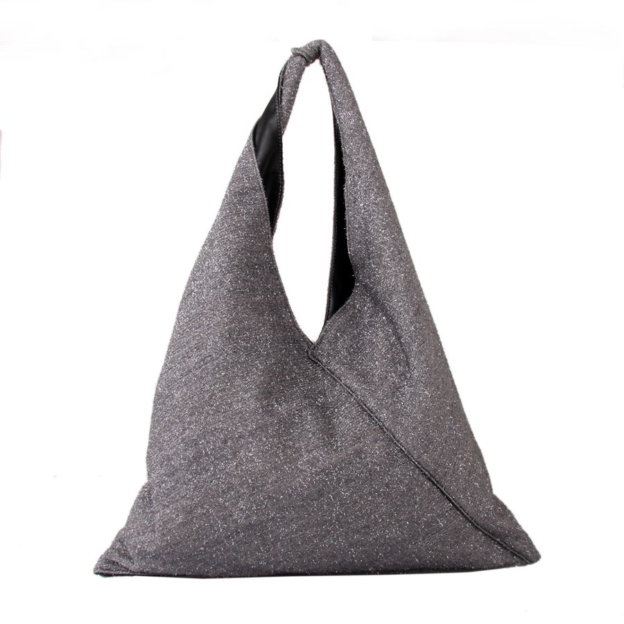 Sparkly trapezium hobo bag by Red Cuckoo