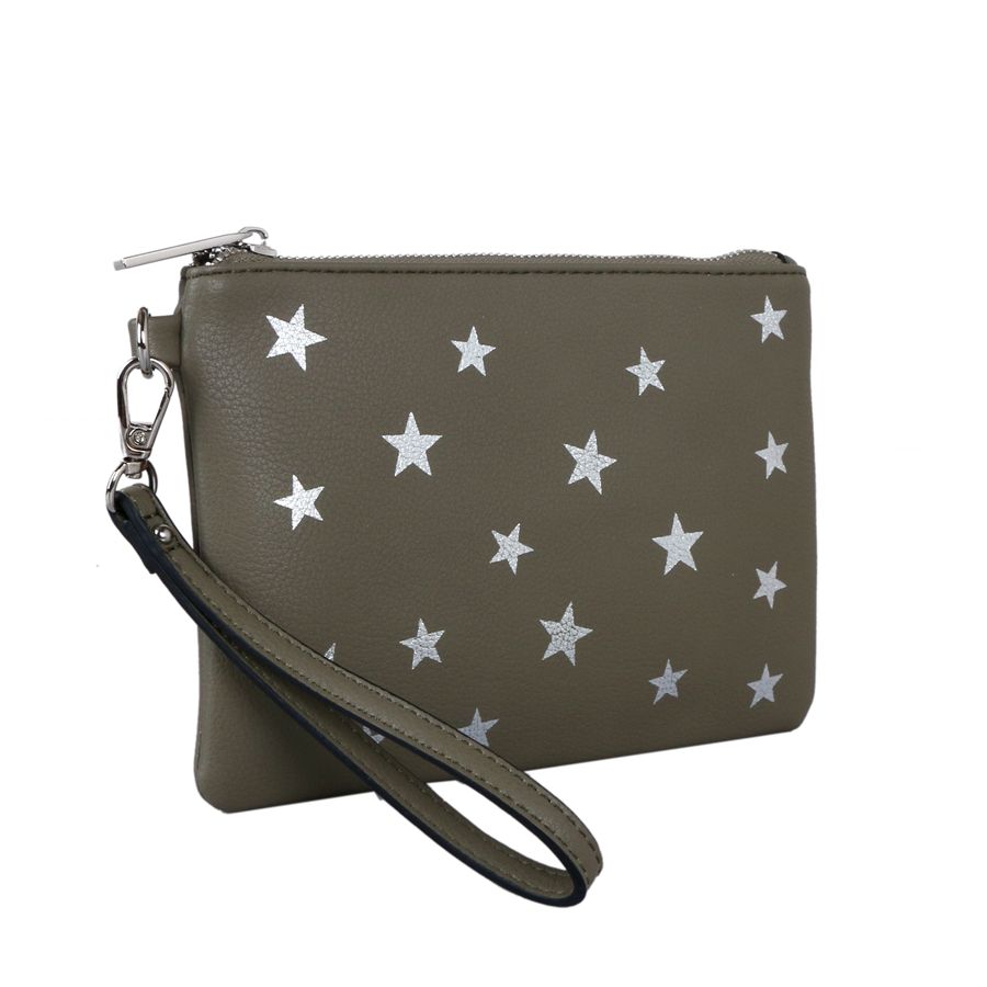 Star print wristlet